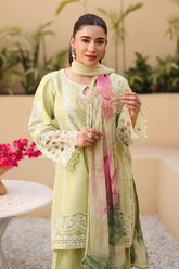 3 Piece Embroidered Dobby Suit | DW-EA25-66